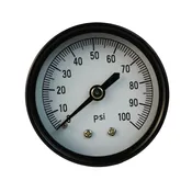 100# 1/4″ Lower Mount Pressure Gauge