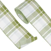 Green Plaid Wired, 4" — charm | Online Store for Home Decorating & Entertaining