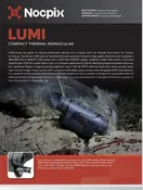 Nocpix LUMI H35 Compact Thermal Monocular 640×512 35 mm DEMO UNIT $200 OFF Free Tumbler,Stickers, And Magnets