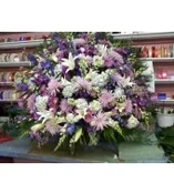 B-24: Exquisite Hues of Love Floor Basket