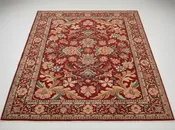 Burgundy Floral Sarouk