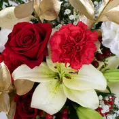Candy Cane Christmas DIY Flower Kit