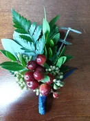 Mixed Greens Boutonniere