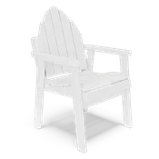 20" Adirondack Dining-Height Stationary Chair