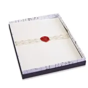Classic Linen - Brilliant White Stationery Set Gift Box