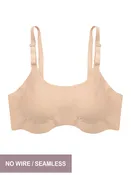 Back open bra-Black