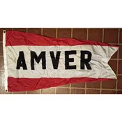 AMVER Pennant Flag -- Automated Mutual-Assistance Vessel Rescue System -- 45x27