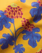 Casia Flowers Fabric - Marigold