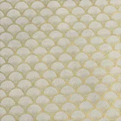 20x30 Gold Scallop w dots, handmade paper