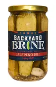 Jalapeno Dill Spicy Dill Pickle Halves, 16 oz Jar, 6-Pack