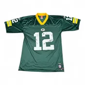 Aaron Rodgers Green Bay Packers Jersey Adult LARGE Green Reebok NFL Players Y2K