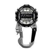 Digital Cage Clip Bottle Opener / Silver Case - Black Accents