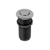 Air Switch Extra Long Waste Disposal Round Caramel Bronze for Vanity Installation 1-7/8 Inch