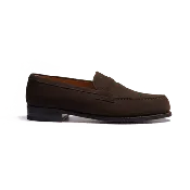 180 Loafer[Men Brown suede calfskin]