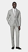 Light Grey Perennial Tailored Fit Havana Suit