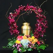 Exotic Joy Floral Ring for Cremation