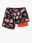 The Neon Browns 5.5" (Classic Lined Swim Trunks) - Cleveland Browns Swim Trunks | Chubbies