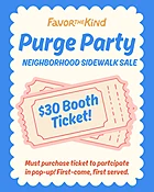 Favor the Kind Purge Party Vendor Ticket 3/28