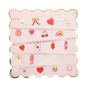 Charm Scalloped Square Plate