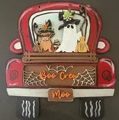 Cow &amp; Ghost Boo Crew Truck and interchangeable kit included