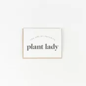 My Favorite Plant Lady Greeting Card