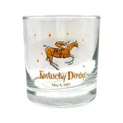 152nd Kentucky Derby Throwback 1957 Retro Rocks Glass
