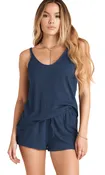 Double V Neck Tunic Tank