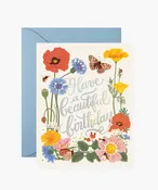 Botanist Birthday greeting card