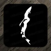 Alfred Hitchcock Drink Coaster