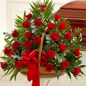 Sincerest Sympathies Fireside Basket - Red   91218