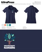 UP-EMB-83163 Woodcraft Rangers Polo 2026 - Full Color (Bulk)