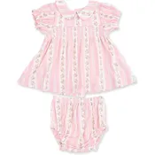 Angel Dear Antoinette Stripe Smocked Dress Set