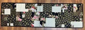 *Quilt - Table Runner - Puzzle Pieces - Asian Cranes, Peonies & Cherry Blossoms