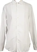 45rpm 45R JAPAN. White Cotton Broad Long Sleeve Shirt