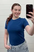 Better Than Basic Tee: LT NAVY
