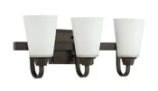 Craftmade 41903-ESP Grace 3 Light Bathroom Vanity Light -Espresso