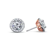 Angel Halo Diamond Earrings - Grand