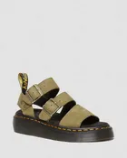 DR MARTENS Sandalias con plataforma Gryphon de piel Tumbled Nubuck