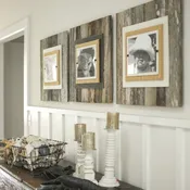 Custom Modern Farmhouse Large Rustic Reclaimed Wooden Collage Picture Frames for Home Decor