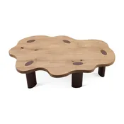Amelie Wood Freeform Cloud Coffee Table - Large