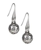 Hammered Ball Drop Earrings - Not So Basics