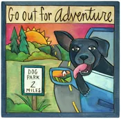 10"x10" Wall Plaque | Black Lab