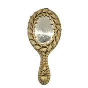 Victorian Shell Hand Mirror for Vanity