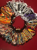 100% Wax Cotton - African Face Masks - 6 pcs in a pack - ON SALE - $2 Each