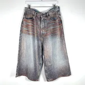 Acne Studios Glitter Denim Shorts