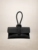 Aurea Leather Handbag - Black