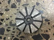 16 GRIT DIAMOND; 3 INCH METAL BOND, 10 SEG