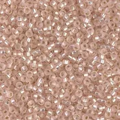 11/0 - Miyuki Seed Beads - Matte Silverlined - Light Blush - 11-23F