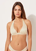 Driehoek-Bikini met Gegradueerde Vulling Shiny Satin