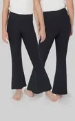 2 PK Girls Ribbed Flare